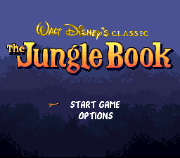 Jungle Book, The (Japan) Title Screen